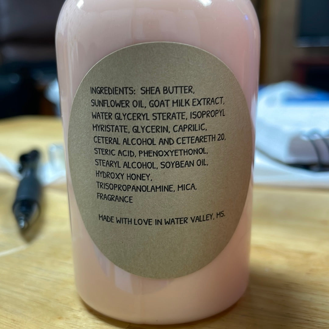 Watermelon scented, goat milk & honey Body Lotion