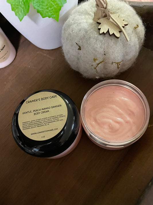 Body Cream in “Peach mango sangria”