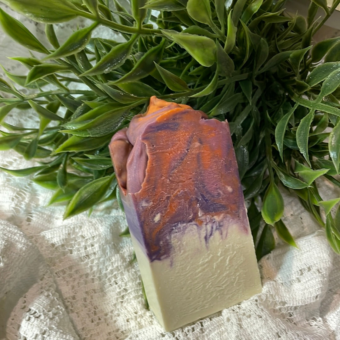 Natural Homemade Soap "Cosmic Swirl"