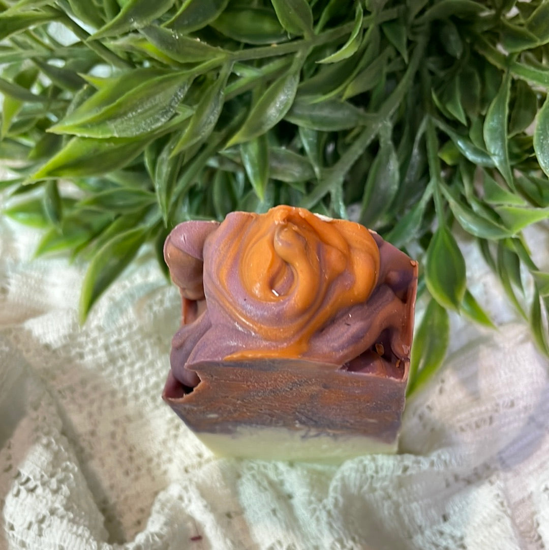 Natural Homemade Soap "Cosmic Swirl"