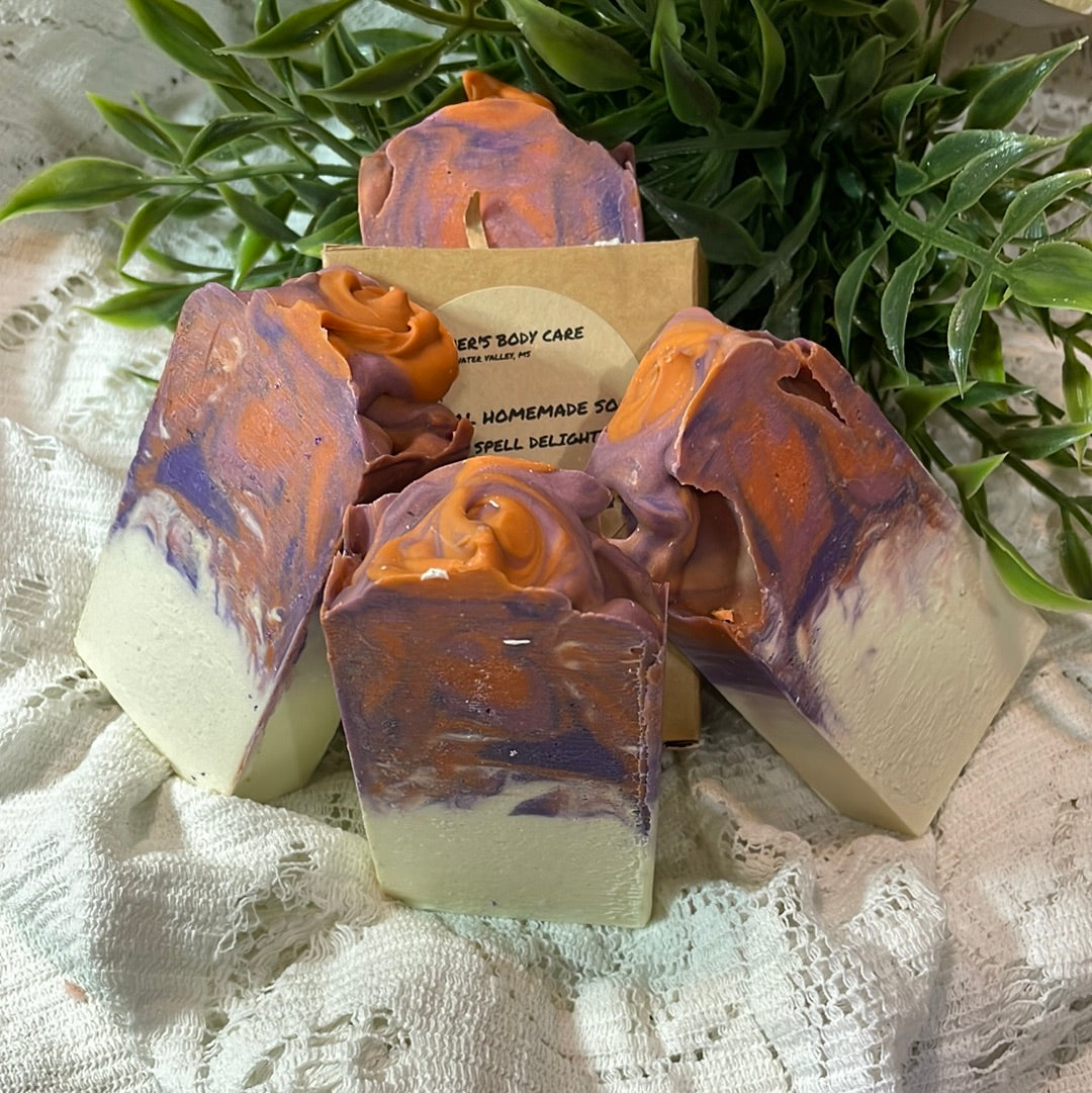 Natural Homemade Soap "Cosmic Swirl"